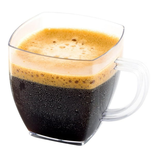 Clear Plastic Mini Cafe Cups - 2 oz - Disposable & Recyclable - Plastic ...