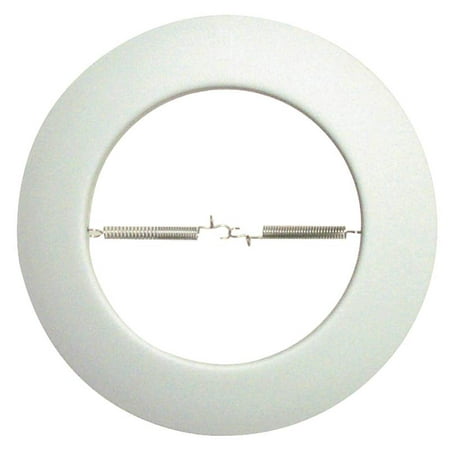 Powerzone TM12 Open Recessed Light Trim, 150 W, R40 Medium, 6 in IC/Non-IC Insulation