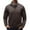 Brown, variant on Aimik Men's Quarter Zip Pullover Fleece Lined Long Sleeve Golf Shirts for Men Thermal 1/4 Half Zip Sweatshirts-Army Green XXL