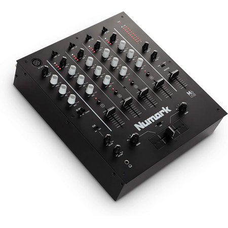 Numark M2 DJ Mixer, 2-Channel with 3-Band EQ, Replaceable Crossfader, USB, Rack Mountable, Mic Input & Record Outputs, Model Number: M2 Black