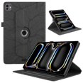 thumbnail image 2 of Case for iPad Pro 13 inch (M4) 2024, Rotating Shockproof Stand Folio Cover, Black, 2 of 7