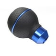 thumbnail image 2 of Bgsha 5 Speed Shift Knob Gear Stick Leather Shifter Fit Most Manual Cars Trucks, 2 of 5