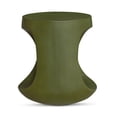 thumbnail image 5 of Pemberly Row Tabouret d'Extérieur Contemporain Tables d'Appoint en Pierre Verte, 5 of 5