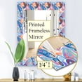 thumbnail image 3 of DESIGN ART Designart 'Colorful Abstract Paisley Pattern' Modern Mirror - Vanity Printed Mirror 23.7 in. wide x 31.5 in. high, 3 of 4