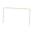 thumbnail image 1 of Soporte de barra sobre la mesa con abrazaderas, soporte de arco de mesa para ducha, decoración interior, colgante ajustable para Acción de Gracias y Dorado, 1 of 8
