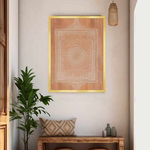 24x32 Picture Frame for Wall Display, 24x32 Gold Picture Frame with HD Plexiglas, 24 x 32 Poster Frame 1 Pack, Display Frame for Vertical or Horizontal, Classic Collection