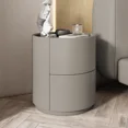 thumbnail image 1 of Nueva mesita de noche redonda nórdica de madera maciza, gabinete de almacenamiento moderno y sencillo para dormitorio pequeño, gabinete Afas para sala de estar, muebles para el hogar, 1 of 4