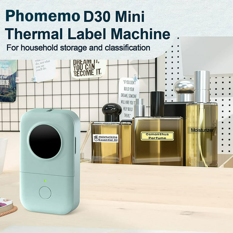 Phomemo D30 Label Makers Machine with Tape - Portable Bluetooth