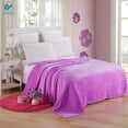 thumbnail image 7 of Deago Super Soft Light Weight Coral Fleece Warm Throw Blanket for Couch/Sofa/Bed/Chair (Purple, 39 x 55"), 7 of 7