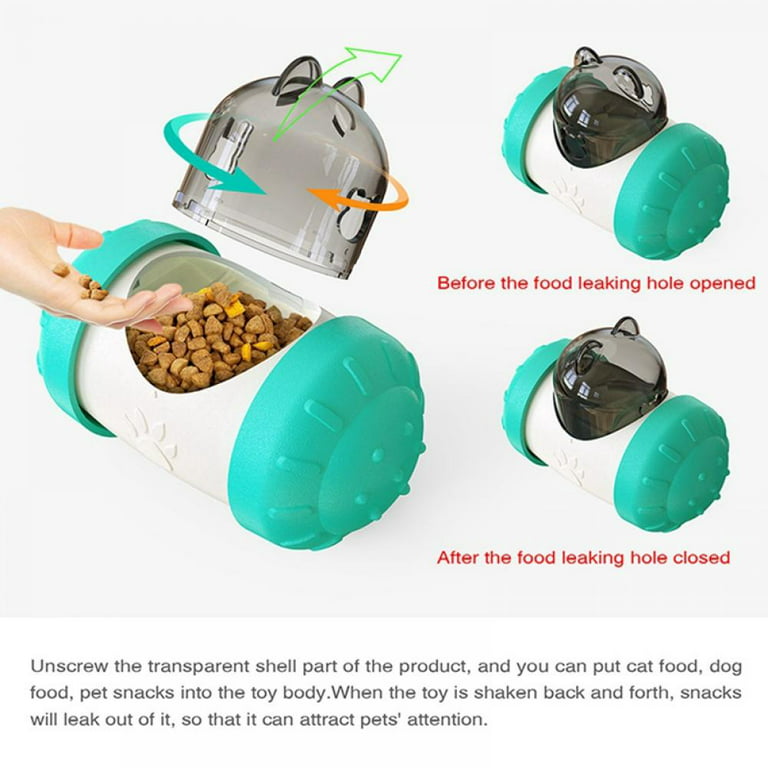 Adjustable Dog Treat Ball, Interactive Food Puzzles Ball for Dogs