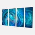 thumbnail image 2 of Designart 'Dark Blue Fractal Abstract Texture ' Abstract Canvas Wall Art, 2 of 3