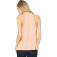 thumbnail image 3 of Bella  Canvas - Women`s Flowy High-Neck Tank - 8809, 2XL, Peach, 3 of 3