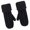 Black, variant on Winter Warm Gloves, Shu Cotton Plush Cable-Knit, Thickened Padding, Soft, Multi-Style, Cold-Proof