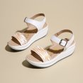 thumbnail image 5 of Mostsola Platform Sandals Women Arch Support Wedge Sandals Adjustable Open Toe Walking Shoes, 5 of 7