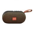 thumbnail image 1 of Altavoz HiFi Sound SD USB Media Player compatible con Bluetooth 4.2 Wireless Stereo Sound Radio AUX-in Soundbox, marrón Inevent EL000360-06B, 1 of 7