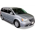 thumbnail image 2 of 2011-2020 Dodge Grand Caravan\ 2011-2016 Chrysler Town & Country Stainless Steel with 6061 Aluminum Step Pad Black Finish 5-Inch Door to Door Side Step iStep 5 Inch SS, 2 of 2