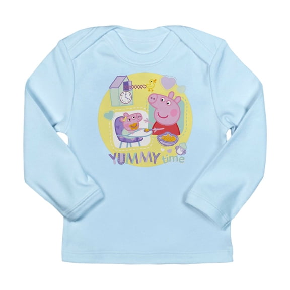 CafePress - Peppa Pig: Yummy Time Long Sleeve Infant T Shirt - Long Sleeve Infant T-Shirt