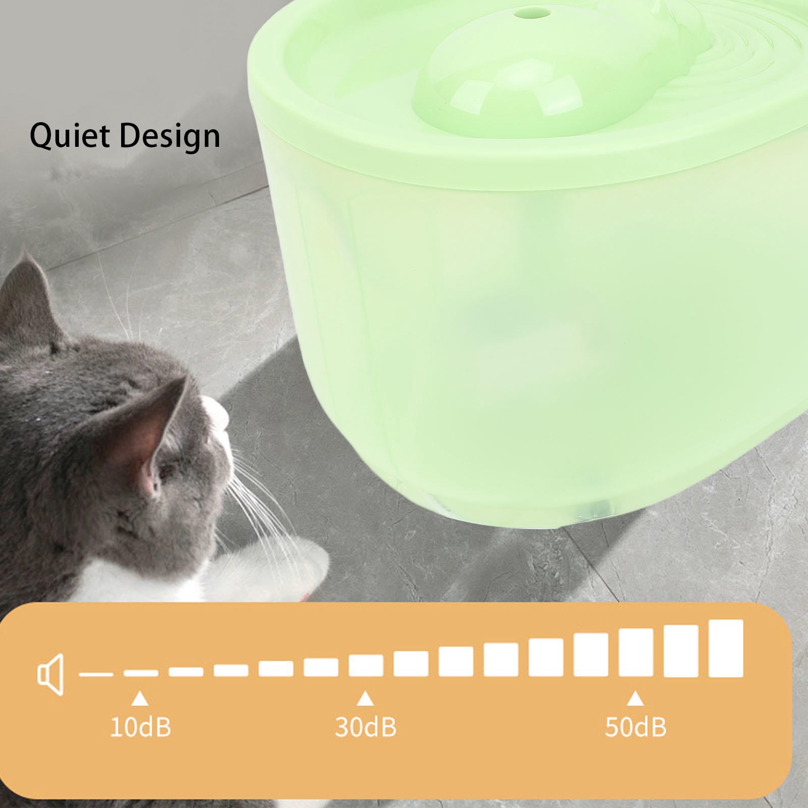 BOKYAN Smart Quiet Pet Water Fountain – Large Capacity, Automatic Circulation & Filtration for Cats & Dogs