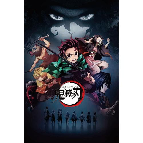 Kaboer Anime Demon Slayer Poster 15 7 X23 6 Japanese Anime No Fading Art Print Woven Silk Poster For Home Wall Decor Walmart Com