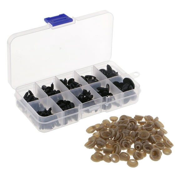 Boxed Oval 125pcs Eyes/Nose Supply For Dolls Toys Plush Toys DIY