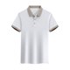 thumbnail image 1 of pstuiky camisetas para hombre, Camisa informal de verano con solapa y botones de color liso para hombre ropa de hombre m, 1 of 7
