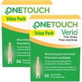 thumbnail image 1 of 2 Paquetes de 30 Tiras Reactivas para Prueba de Glucosa OneTouch KPG2168473124 Resultados Precisos en 5 Segundos OneTouch KPG2168473124, 1 of 2