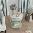 thumbnail image 6 of Furniture of America Timi Glam Wood 1-Drawer End Table in Green, 6 of 9