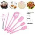 thumbnail image 4 of High Temperature  Silicone Scraper, Kitchen Tool Cooking Utensil, 6Pcs/Set For Beating Eggs For Frying Meat, 4 of 8