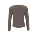 thumbnail image 4 of Womens T Shirts Womens V Neck Ruched Tops Wrap Shirts Summer Casual Fitted T Shirts 2026 Tops for Women, 4 of 6
