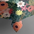 thumbnail image 5 of Pioneer Flower Floral Print Pattern Rectangle Tablecloth 60"x102",Waterproof Polyester Rectangle Table Cloth, Wipeable Spillproof Polyester Tablecloth for Dining, Camping, Indoor and Outdoor, 5 of 6