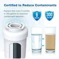 thumbnail image 3 of Waterspecialist MWF Refrigerator Water Filter, Replacement for GE® Smart Water MWFP , MWFA, GWF, HDX FMG-1, WFC1201, GSE25GSHECSS, PC75009, RWF1060, 3 PACK, 3 of 9