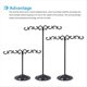 thumbnail image 3 of Soporte para Aretes, 3 Piezas Soporte para Aretes Soportes de ExhibicióN para Aretes Organizador de Almacenamiento Estante de Metal para JoyeríA FotografíA Collar A, 3 of 5