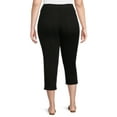 Terra & Sky Plus Size PullOn Capri Jeggings, 23” Inseam