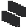 thumbnail image 1 of Unique Bargains Ruban de Scellement Étanche 8 Pouces x 4 Pouces, Ruban de Réparation Étanche en PVC, Noir 12 Pcs, 1 of 7