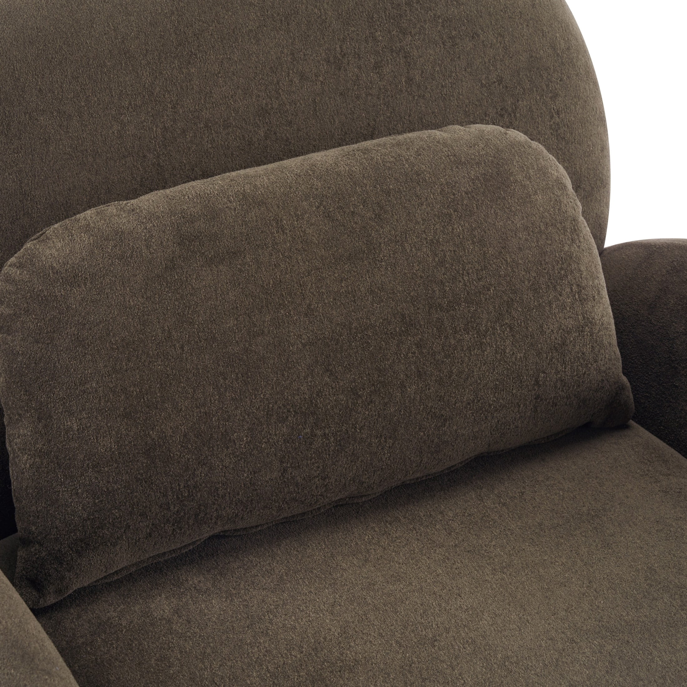Christopher Knight Home 35" Modern Velvet Accent Armchair with Lumbar Pillow, Rubberwood Legs, Dark Brown, Set of 2