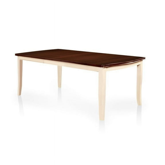 Bowery Hill Extendable Dining Table in Cream White