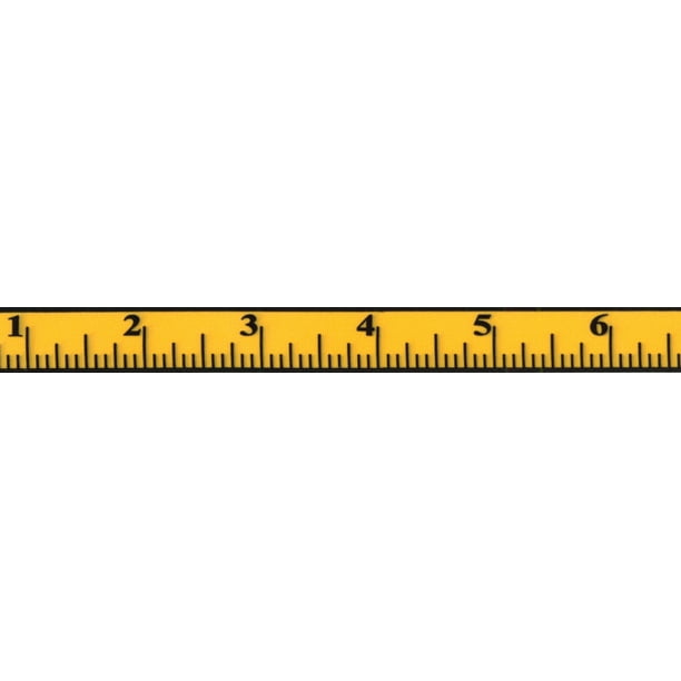 Measure Up Ribbon, 5/8"W, 10 yd, Yellow