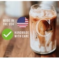 thumbnail image 3 of Etched Monogram 16oz Can Glass for Soda or Beer (Letter C), A-Z Personalized gifts for men, Customized coffee glasses, Custom Initial, Birthday gift for Mens Her Brother Husband cup, 3 of 5