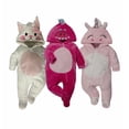 thumbnail image 1 of Kit 3 Mamelucos con Gorro Bordado Kiss Gatita, Dragona, Unicornio Baby Kisses KitB303, 1 of 5
