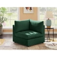thumbnail image 4 of Meridian Furniture Jacob Coin en Velours Vert, 4 of 9