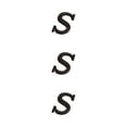 thumbnail image 3 of relayinert Durable And Rustproof Metal House Number Plaque Impeccable Door Decoration Easy To Install Metal Letters House Numbers B17--S 3Set, 3 of 6