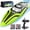 Green, variant on DEERC 14-Inch RC Boat, 20+ MPH High Speed Remote Control Boat for Pool & Lake, Auto Self-Righting, 2 Batteries, 493FT Control Range, LED Lights, 2.4GHz Full Proportional Control, Water Toy Gift