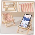 thumbnail image 4 of FUTUREORYY 2Pack Creative Cell Phone Holder with Beach Chair Shape for Home Decoration 4.7X4.7X3.9In, 4 of 8