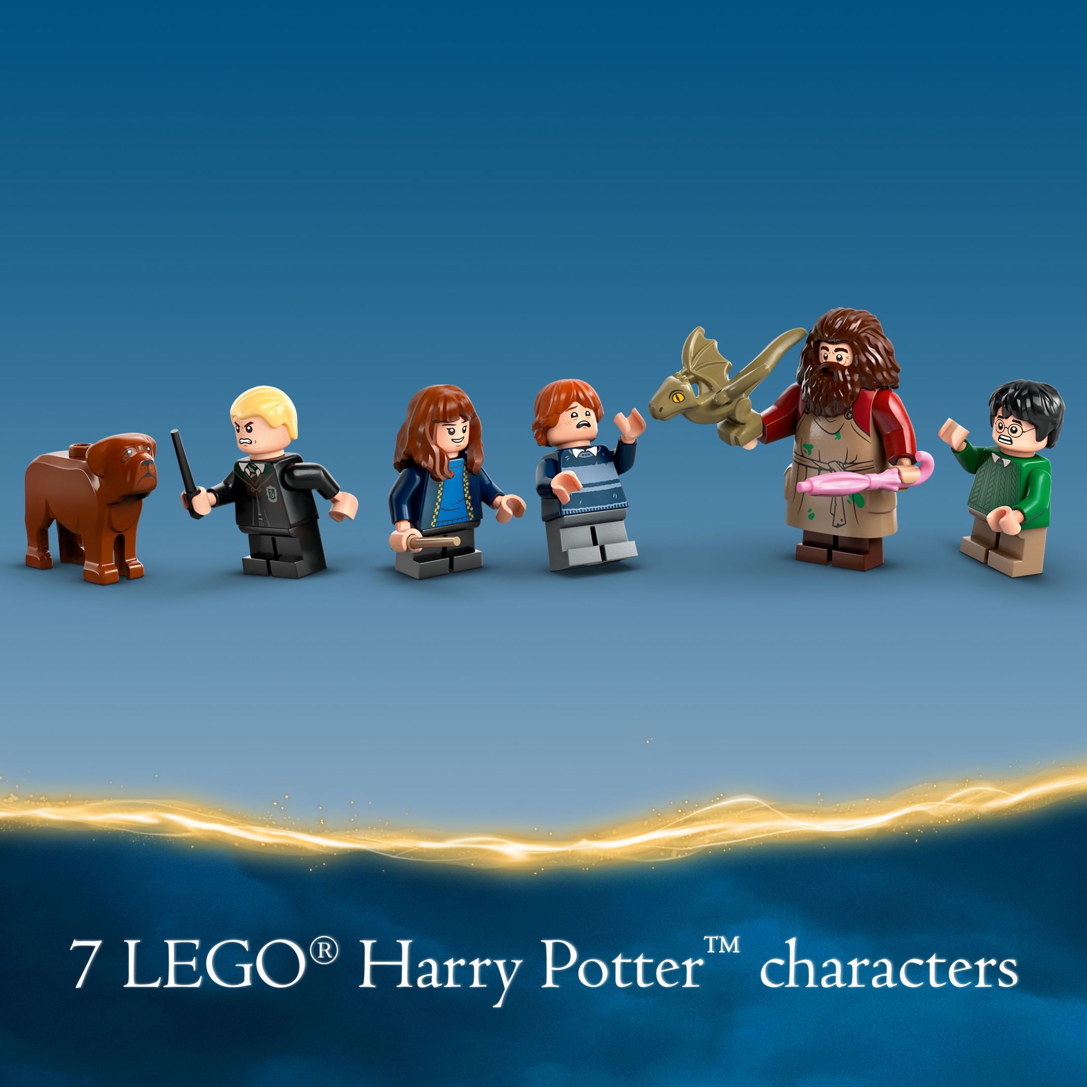 LEGO Harry Potter La Cabaña de Hagrid: Una Visita Inesperada - Juguete de Harry Potter para Niños y Niñas Mayores de 8 Años - Juguetes de Construcción para Niños con Casa Armable, 7 Minifiguras y Dragón - 76428 7