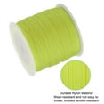 thumbnail image 4 of Unique Bargains 0.8mm x 109 Yard Nylon Satin Cord 0.8mm Beading String Braided Rope, Fluorescent Yellow, 4 of 6