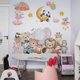 thumbnail image 2 of 1 pegatina de pared de animales, decoración de pared, elefante, león, oso Panda, cebra, tigre, Koala, pegatinas de pared para baño, sala de estar, cocina, 2 of 5