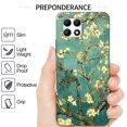 thumbnail image 3 of CoverON Art Design For Tmobile T-Mobile Revvl 7 5G Phone Case, Flexible Rubber Slim TPU Cover, Almond Blossom, 3 of 8