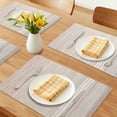 thumbnail image 2 of Unique Bargains Set of 8 Woven Placemats for Dining Table Decor Indoor Brown, 2 of 6