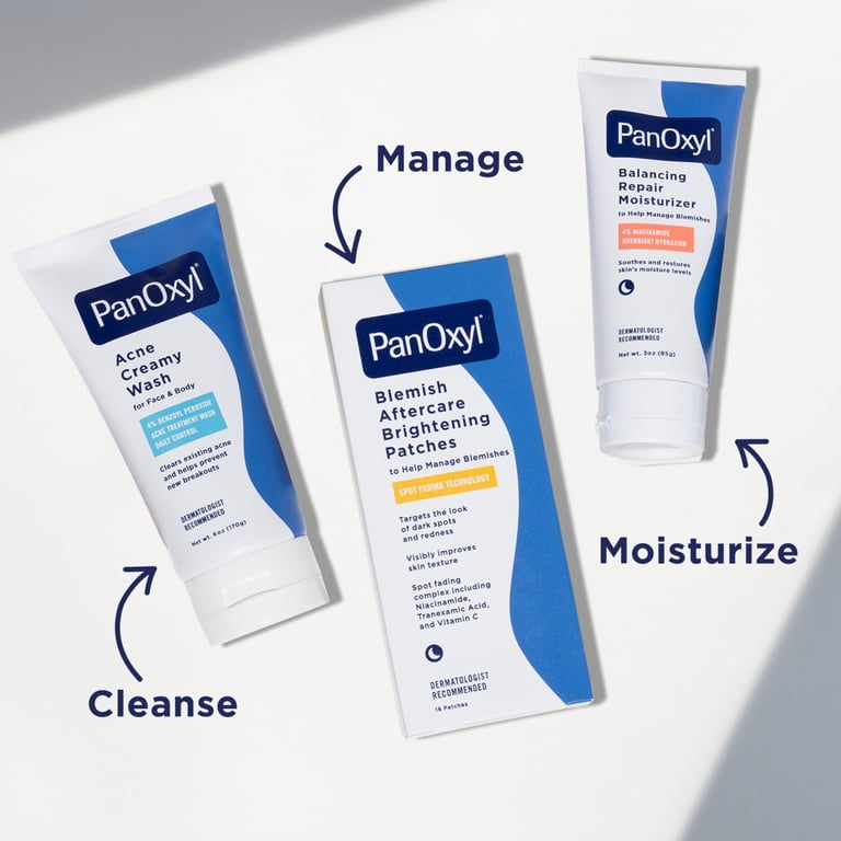 フェイスクリーム Poai Balancing Act Cream PanOxyl PM Balanacing Repair Moisutrizer, Niacinamide and
