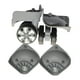 thumbnail image 1 of Conjunto de Ruedas de repuesto para equipaje maleta carrito de viaje 2 unidades A78 gris perfecl, 1 of 5